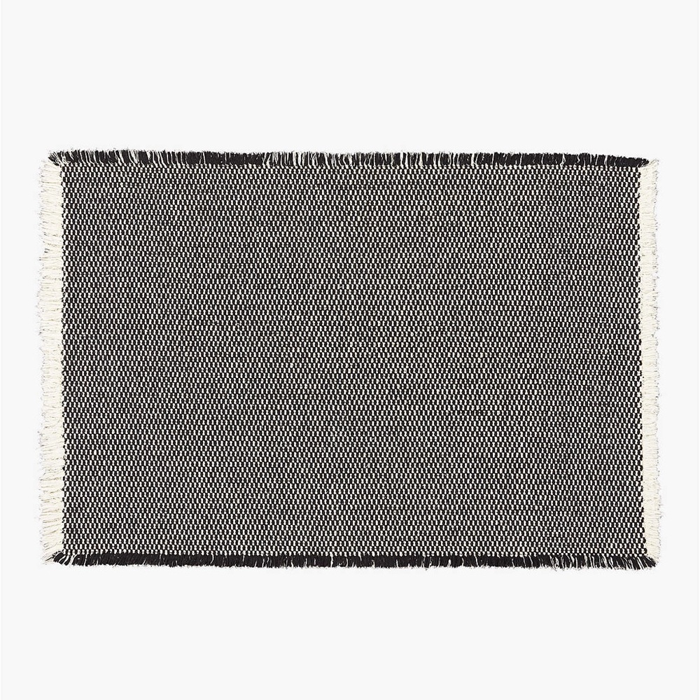 CB2 Alex organic bath mat - SET OF TWO